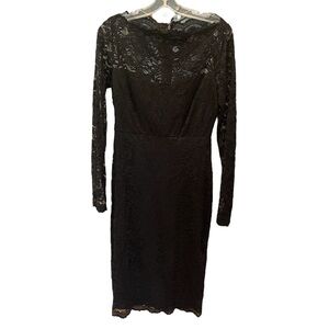 EUC Lulu’s Black Lace Dress Size M